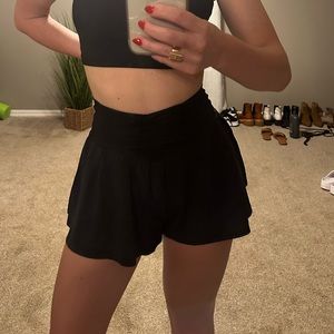 Aerie Real Me Ruched Flowy Short